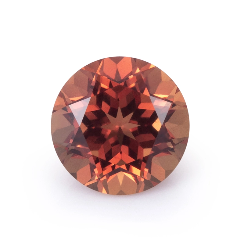 Lab Created Sapphire Corundum Lab Grown Sapphire Oval Round Brilliant Cut Orange Lab Created Sapphire