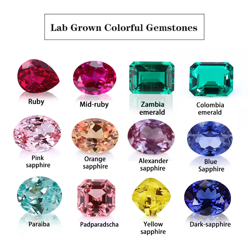 200 Colors Available CZ Lab Semi-Precious Gemstone Glass Beads Wholesale Low Price Cubic Zirconia for Jewelry Ring Bracelet Necklace