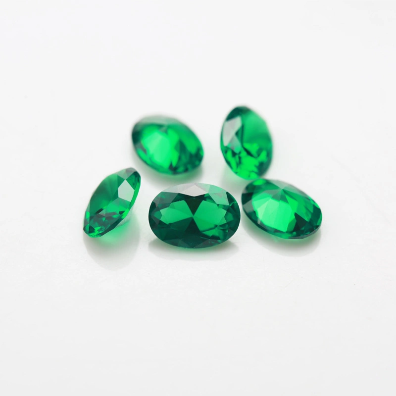 Emerald Green Nano Sital Loose Faceted Gemstone for Jewelry Setting