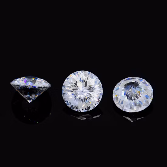 Pierre précieuse Moissanite taillée spéciale avec Gra Report Def Pass The Test