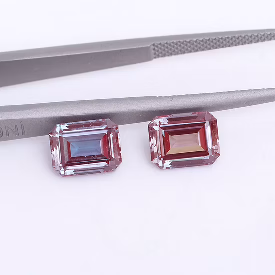 2022 vente chaude certifiée laboratoire rouge cultivé Alexandrite émeraude pierres précieuses synthétiques Alexandrite